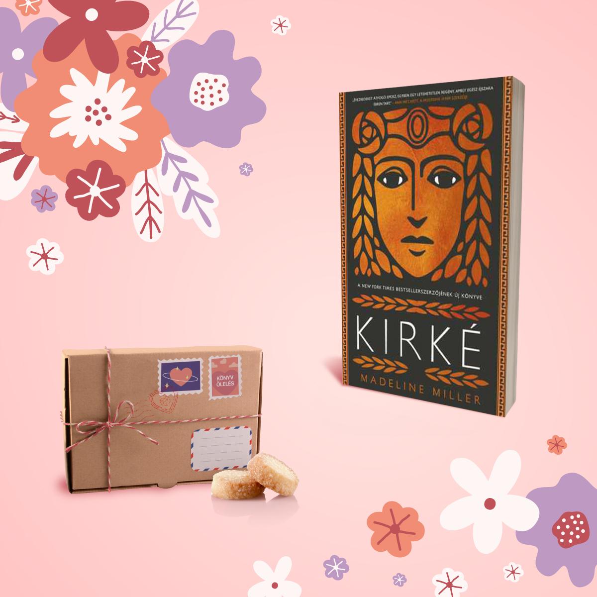 Madeline Miller - Könyvölelés Nőnap - Kirké + Les Cadeaux de Flore keksz